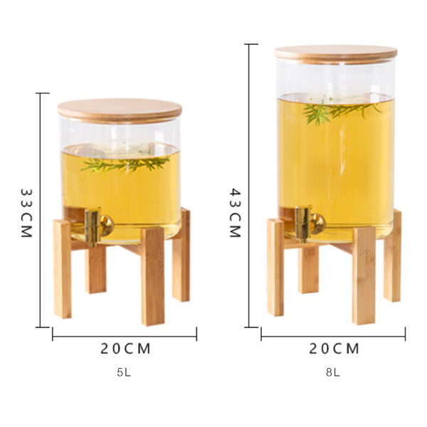 Glass Dispenser - Water dispenser, juice dispenser | Glass dispenser for Dining table & Home decor