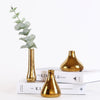 Gold Flower Vase - Flower vase for home decor, office and gifting | Home decoration items