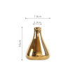 Gold Flower Vase - Flower vase for home decor, office and gifting | Home decoration items