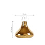 Gold Flower Vase - Flower vase for home decor, office and gifting | Home decoration items