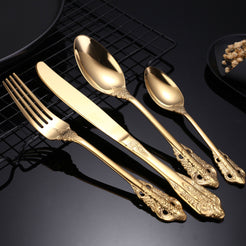 Gold Cutlery Set