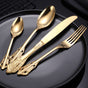 Gold Cutlery Set