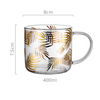 Gold Glass Cup- Tea cup, coffee cup, cup for tea | Cups and Mugs for Office Table & Home Decoration