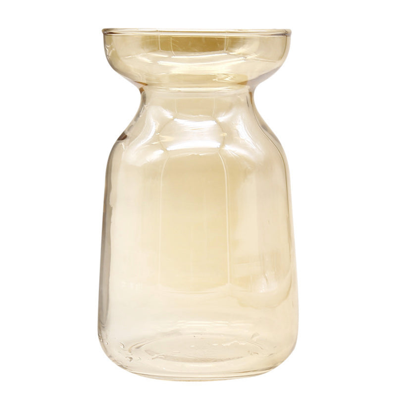 Gold Glass Vase - Flower vase for home decor, office and gifting | Home decoration items