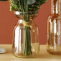 Gold Glass Vase - Flower vase for home decor, office and gifting | Home decoration items