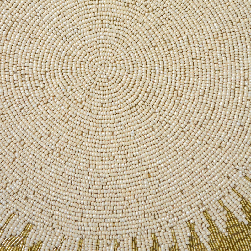 Gold and White Table Mat