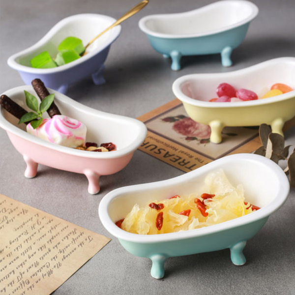 Green Tub Ceramic snack bowl - Bowl,ceramic bowl, snack bowls, curry bowl, popcorn bowls | Bowls for dining table & home decor