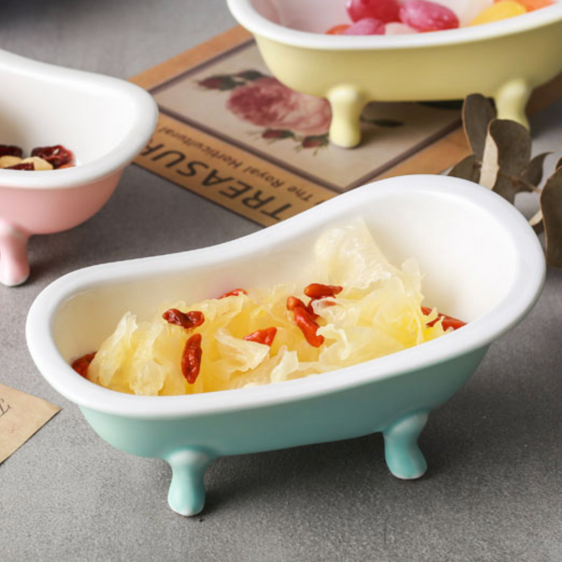 Green Tub Ceramic snack bowl - Bowl,ceramic bowl, snack bowls, curry bowl, popcorn bowls | Bowls for dining table & home decor