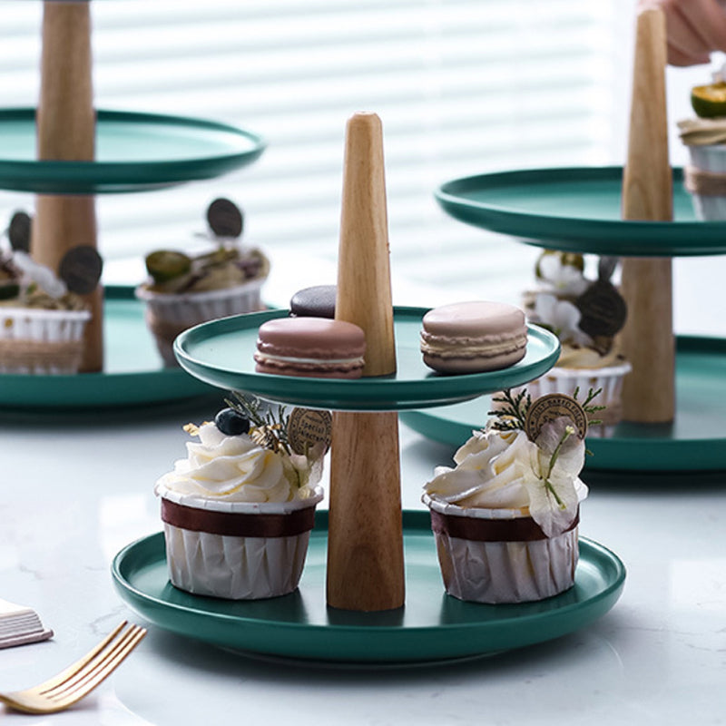 Green Cupcake Stand