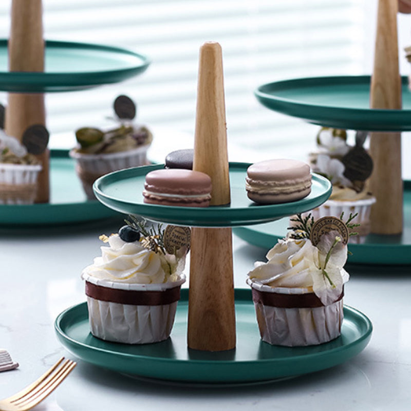 Green Cupcake Stand