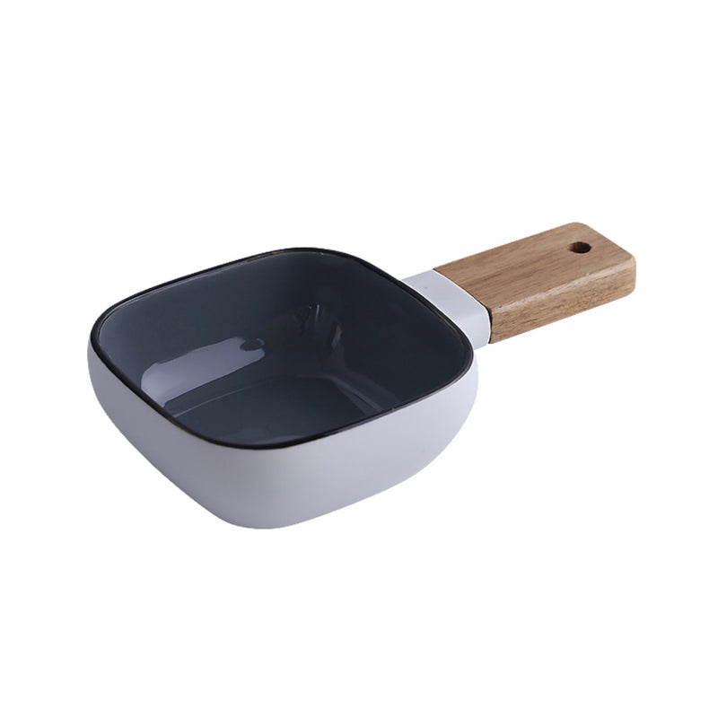 Grey Bowl with Handle S - Serving bowls, noodle bowl, snack bowl, curry bowl, popcorn bowls | Bowls for dining & home decor