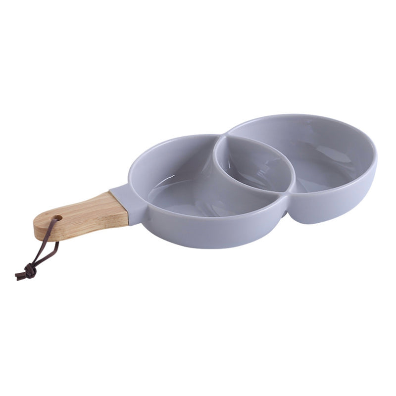 Grey Chip and Dip Bowl 500 ml - Serving bowls, snack serving bowls, section bowls, fancy serving bowls, small serving bowls | Dining table & home decor