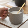 Grey Coffee Mug- Mug for coffee, tea mug, cappuccino mug | Cups and Mugs for Coffee Table & Home Decor