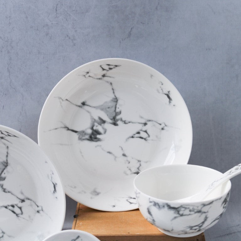 Marble Crockery Set