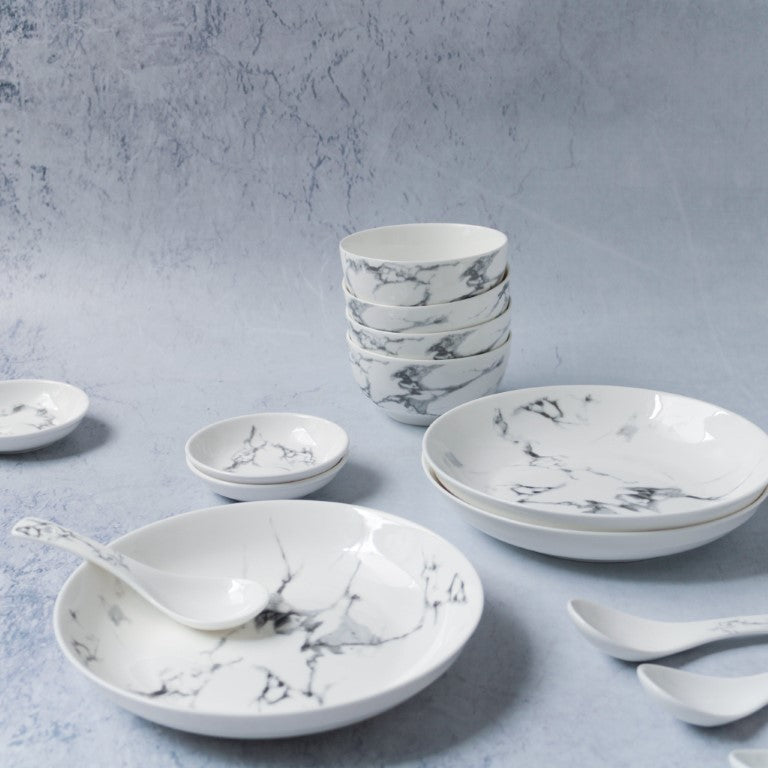 Marble Crockery Set