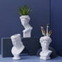 Head Planter - Flower vase for home decor, office and gifting | Home decoration items