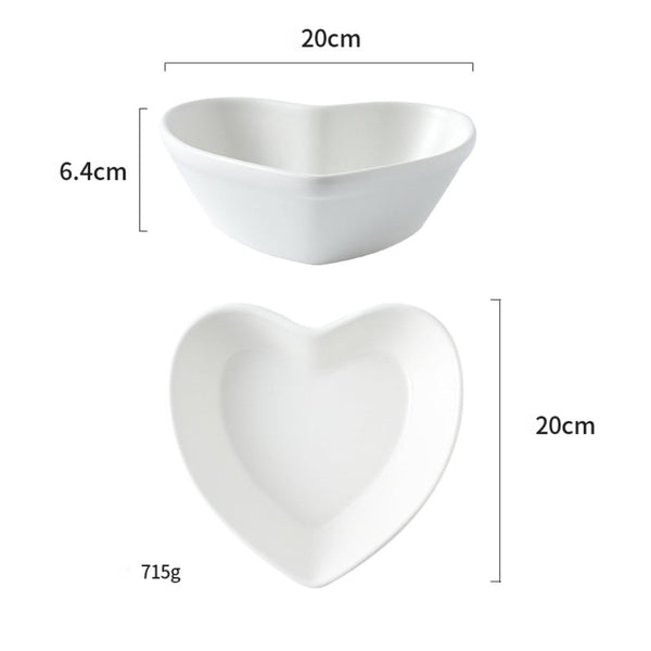 Hearty Ceramic Bakeware White 7.8 Inch - Baking Dish