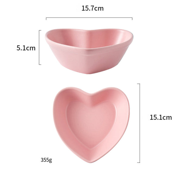 Hearty Ceramic Bakeware Small Pink 6 Inch - Baking Dish
