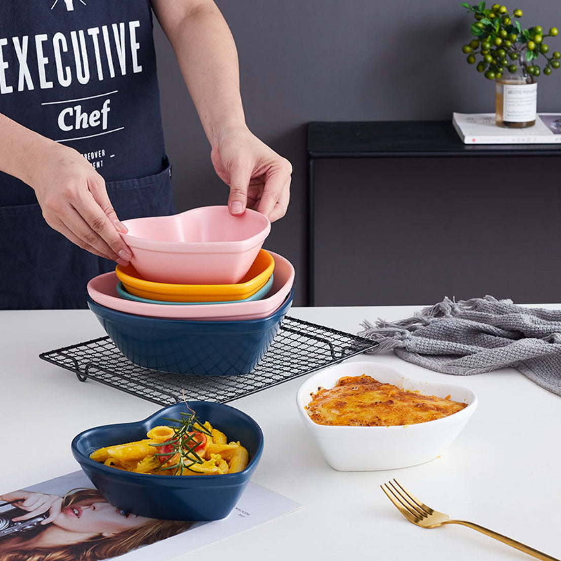 Hearty Ceramic Bakeware Small Pink 6 Inch Online - Premium Baking Dish ...