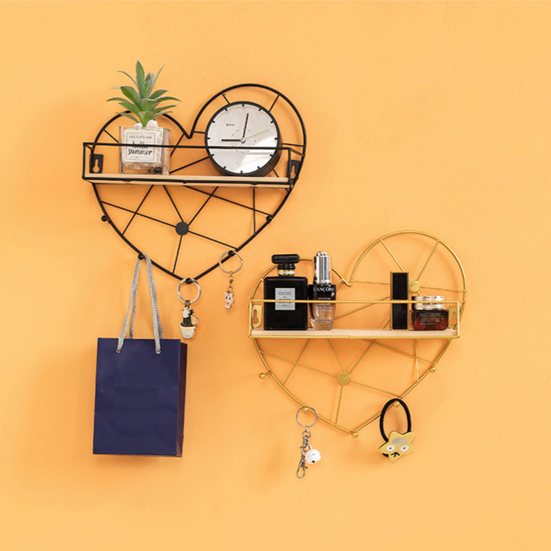 Heart Shelf - Wall shelf and floating shelf | Shop wall decoration & home decoration items
