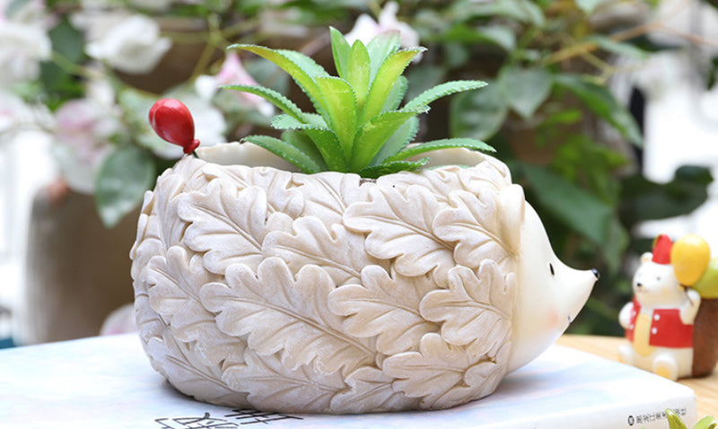 Hedgehog Planter - Indoor planters and flower pots | Home decor items