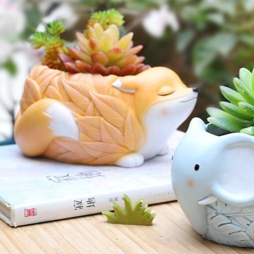 Fox Planter - Indoor planters and flower pots | Home decor items