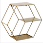 Hexagon Wall Shelf - Wall shelf and floating shelf | Shop wall decoration & home decoration items