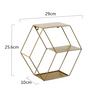 Hexagon Wall Shelf - Wall shelf and floating shelf | Shop wall decoration & home decoration items