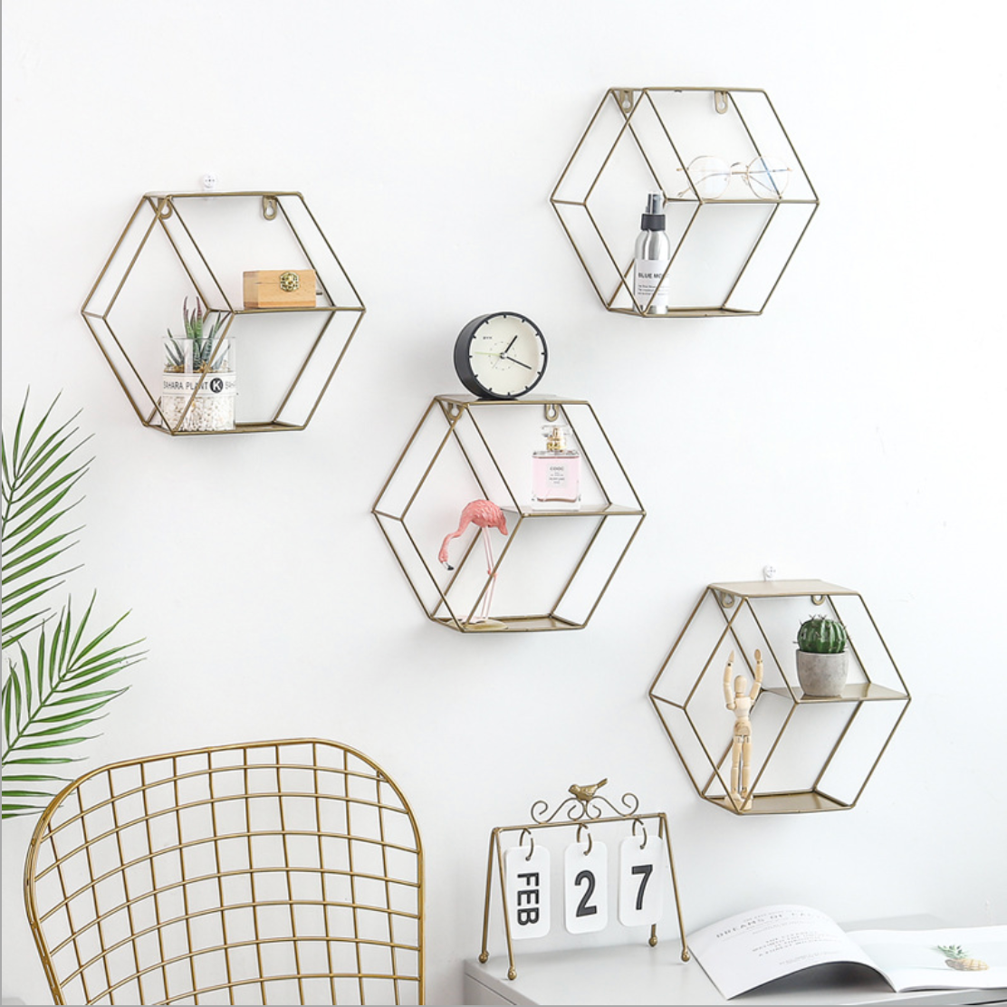 Hexagon Wall Shelf Online Premium Wall Shelf Nestasia