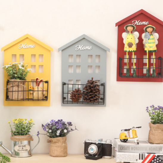Grey House Wall Rack - Wall shelf and floating shelf | Shop wall decoration & home decoration items