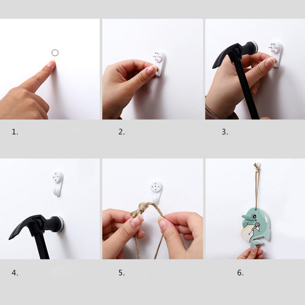 Replacement Hook & Nail Pair For Small Wall Buddies Hangers