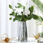 Transparent Glass Vase - Flower vase for home decor, office and gifting | Home decoration items