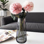 Transparent Glass Vase - Flower vase for home decor, office and gifting | Home decoration items