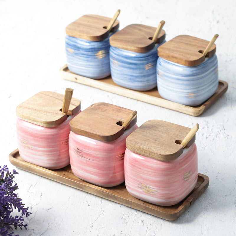 Pink Spice Jar Set - Jar