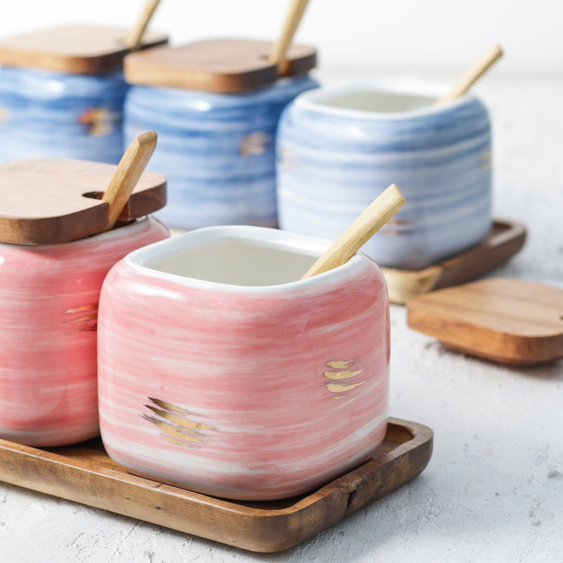 Pink Spice Jar Set - Jar