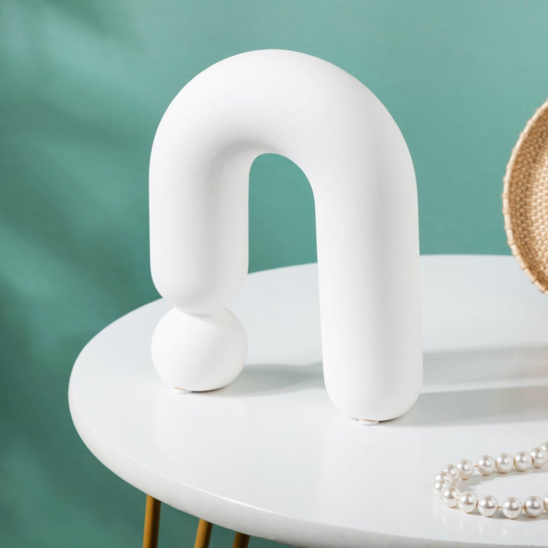 U Modern Ceramic Decor - Showpiece | Home decor item | Room decoration item