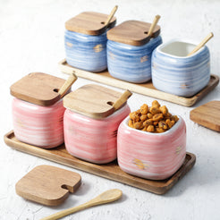 Pink Spice Jar Set - Jar