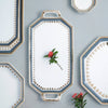 Heart Long Plate with Handle - Ceramic platter, serving platter, fruit platter | Plates for dining table & home decor