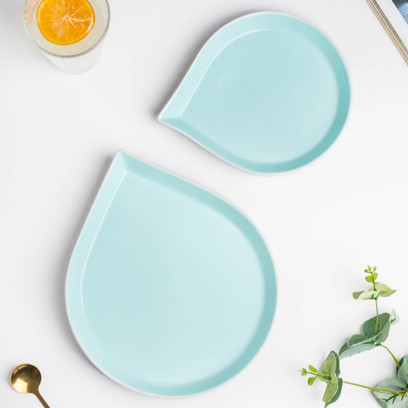 Dew Pink And Blue 19 Piece Pasta Snack Set For 6
