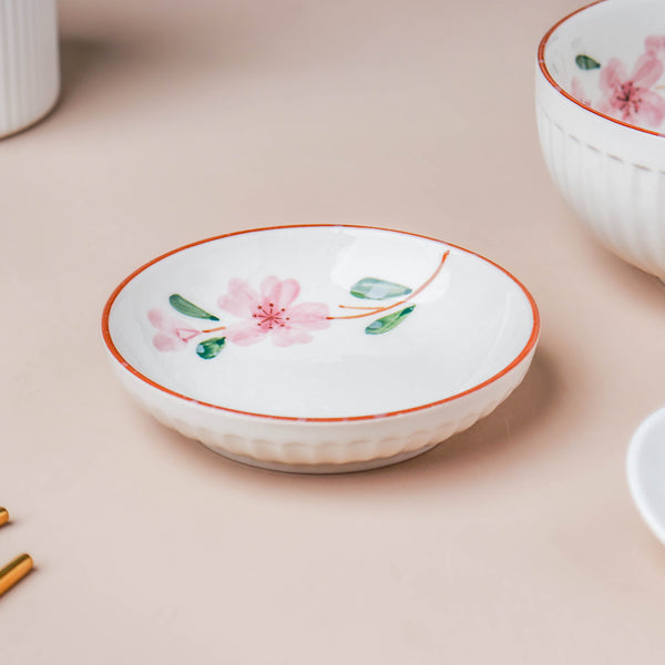 Sakura Small Flavor Plate - Serving plate, small plate, snacks plates | Plates for dining table & home decor