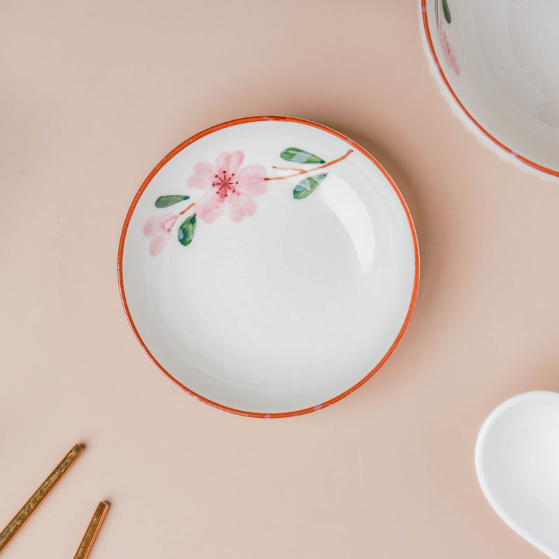 Sakura 9 Piece Snack Set For 6