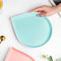 Dew Tiffany Blue Raindrop Snack Plate 10 Inch - Serving plate, snack plate, dessert plate | Plates for dining & home decor