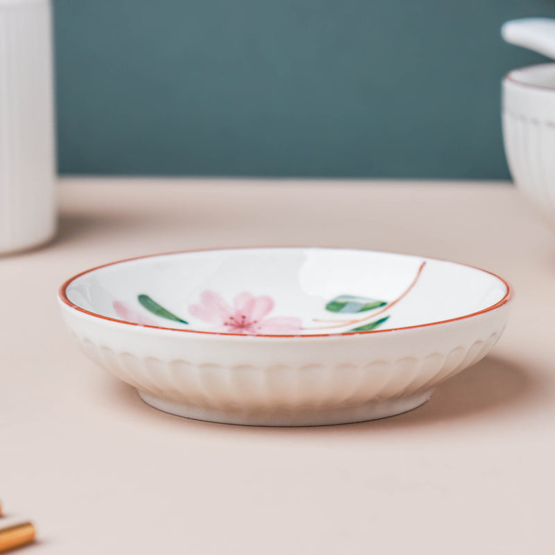 Sakura Small Flavor Plate - Serving plate, small plate, snacks plates | Plates for dining table & home decor
