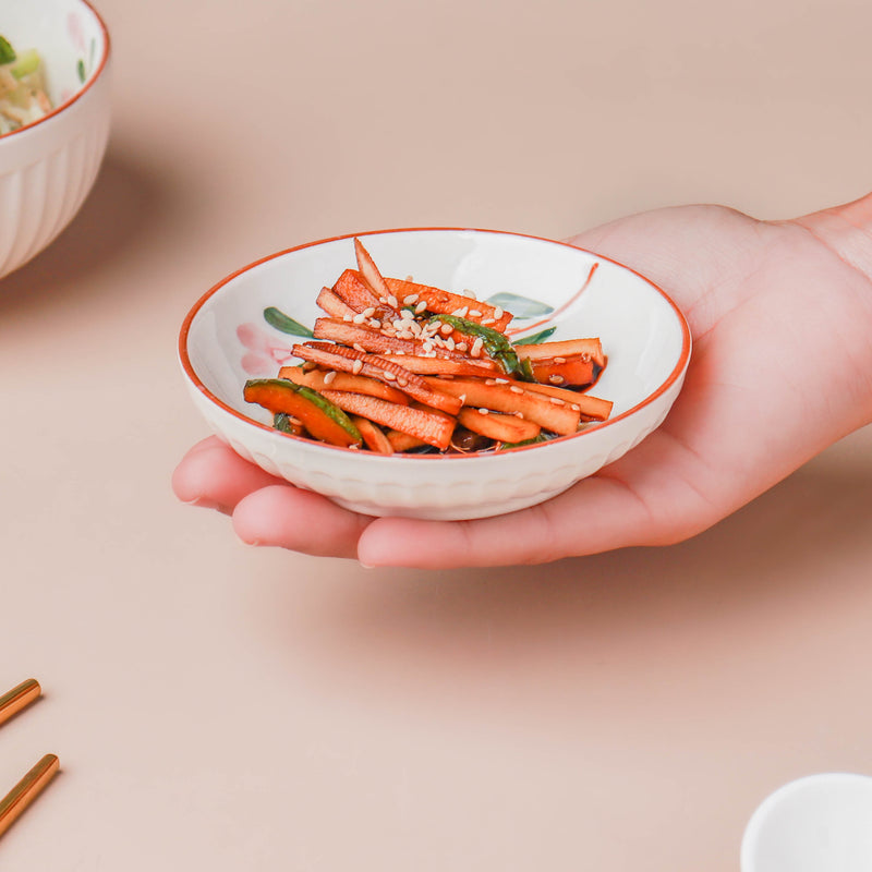 Sakura Small Flavor Plate - Serving plate, small plate, snacks plates | Plates for dining table & home decor