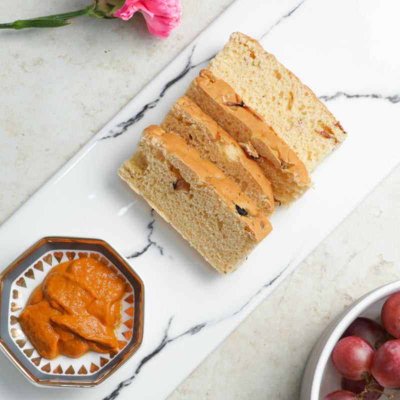 Rectangle Marble Platter White - Ceramic platter, serving platter, fruit platter | Plates for dining table & home decor
