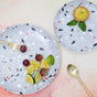 Grey Terrazzo Starter Plate - Serving plate, snack plate, dessert plate | Plates for dining & home decor