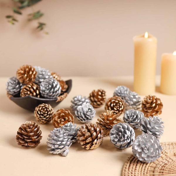 Pine Cone Shaped Candle Holder Decorative Resin Craft Candle Cup