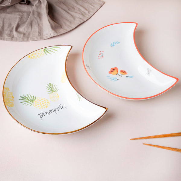 Eclectic Moon Plate - Serving plate, snack plate, dessert plate | Plates for dining & home decor