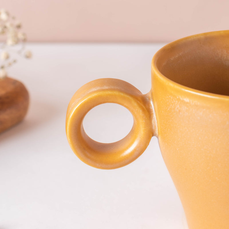 Beige Cappuccino Cup 200 ml- Tea cup, coffee cup, cup for tea | Cups and Mugs for Office Table & Home Decoration