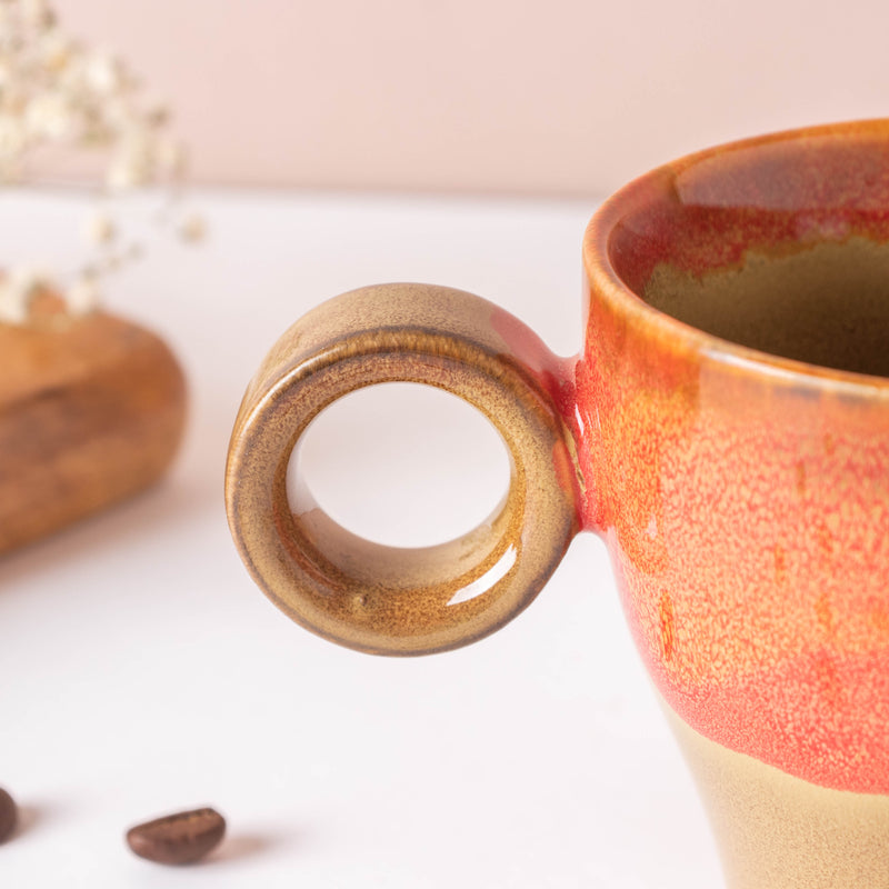 Rustic Bicolour Cup 200 ml- Tea cup, coffee cup, cup for tea | Cups and Mugs for Office Table & Home Decoration